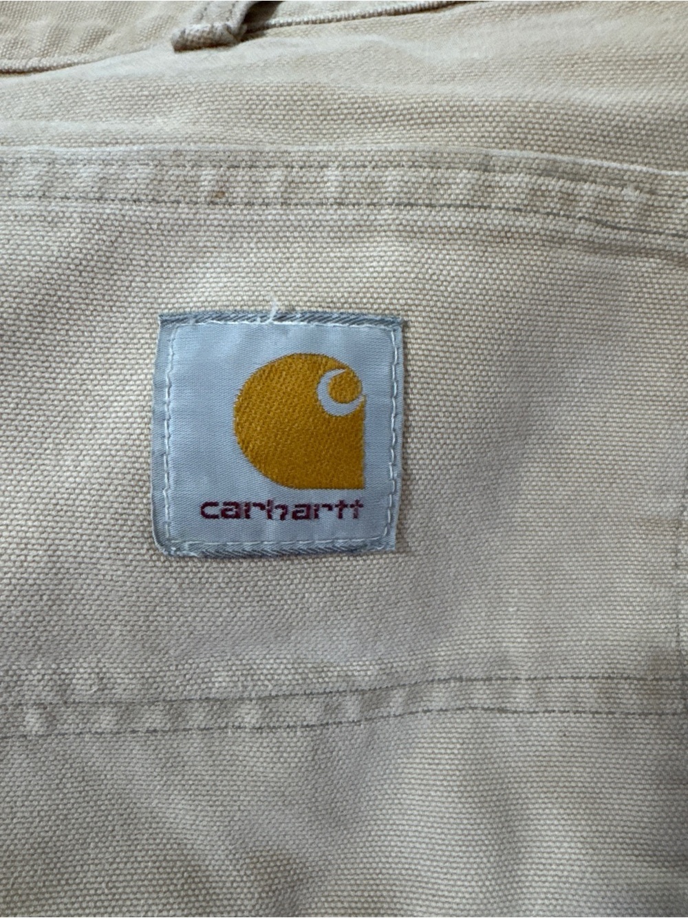 Vintage Carhartt USA Made Double Knee Work Pants Brown Duck Canvas Size 36 - Picture 12 of 12